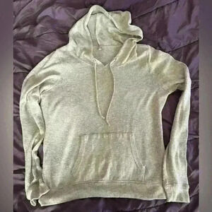 Grey hooded sweater by kismet ladies  size medium